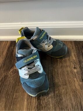 Tsukihoshi Kids Blue and Yellow Athletic Sneakers